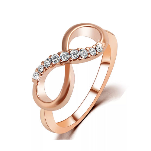 Rose Gold Infinity Ring